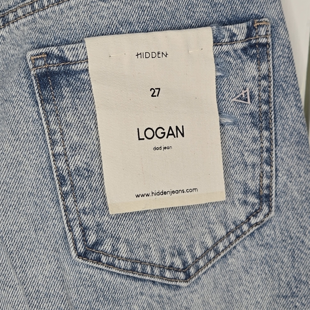 Hidden “Logan” NWT Women’s Light Blue Distressed Jeans - Picture 8 of 13